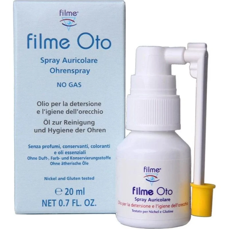 Filme Oto Spray Auricolare 20ml - Rimozione Tappi di Cerume