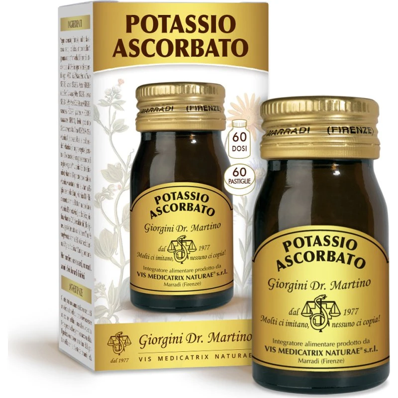 Dr. Giorgini Potassio Ascorbato Integratore Antiossidante 60 Pastiglie