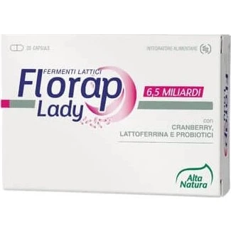 Alta Natura Florap Lady Integratore Fermenti Lattici 20 Opercoli