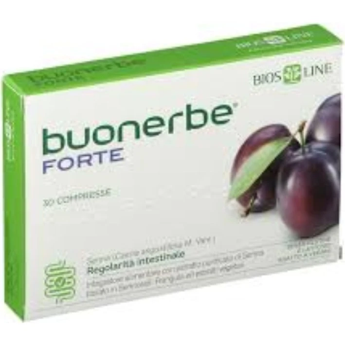 Biosline Buonerbe Forte - Integratore per il Transito Intestinale 30 Compresse