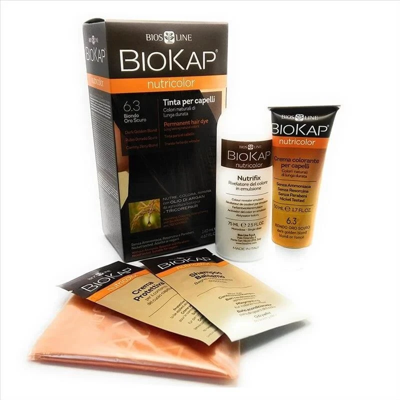 Biokap Nutricolor 6,3 Biondo Scuro Dorato - Tinta per Capelli
