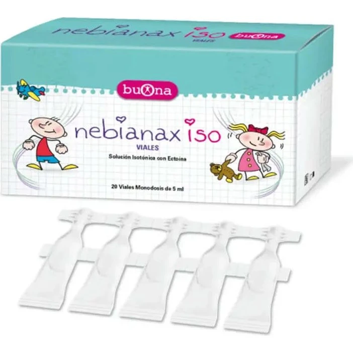 Isonebial Soluzione Isotonica 0,9% con Ectoina, 20 Flaconcini da 5 ml