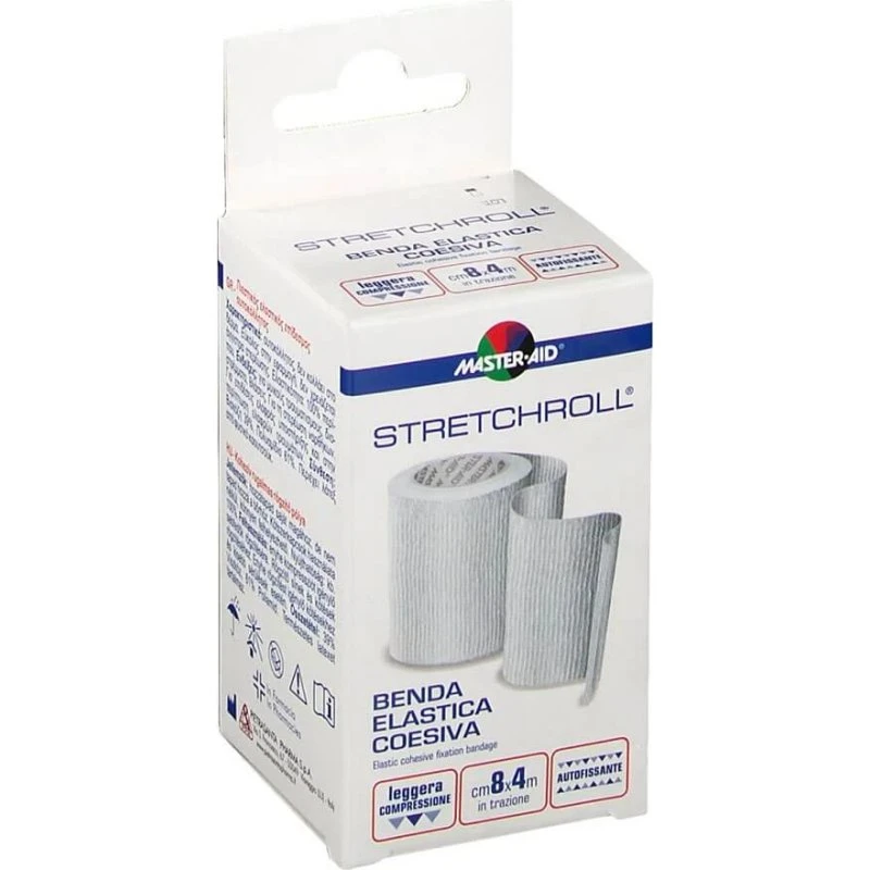 Master-Aid Stretchroll Benda Elastica Coesiva 8cm x 4m