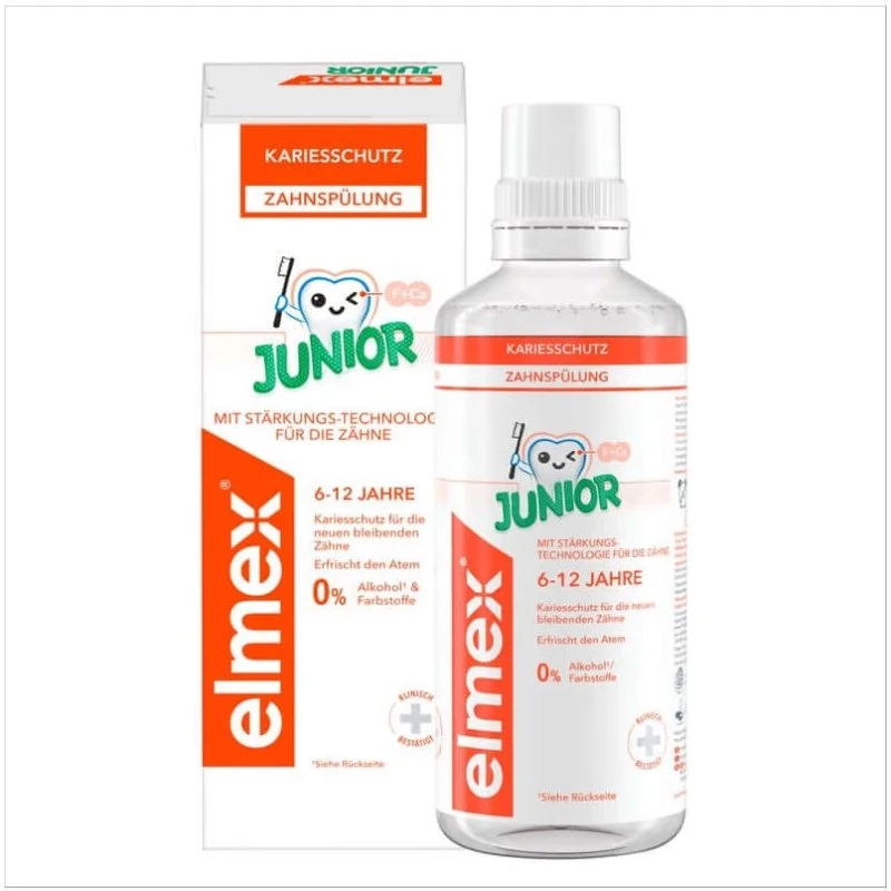Elmex Collutorio Protezione Carie Junior 6-12 Anni 400 ml