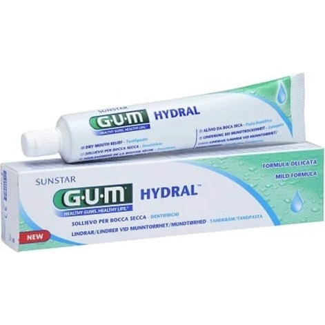 Gum Hydral Dentifricio per Bocca Secca, Formula Delicata 75 ml