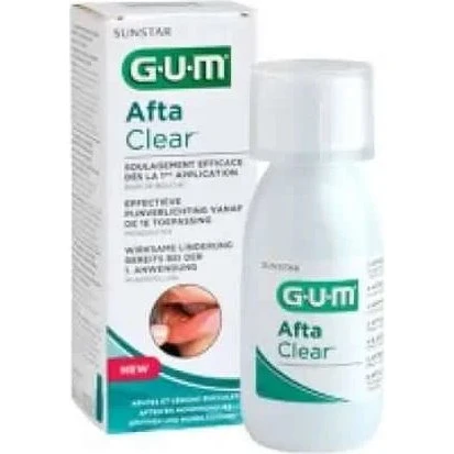 Gum AftaClear Collutorio Trattamento Antiafte 120 ml