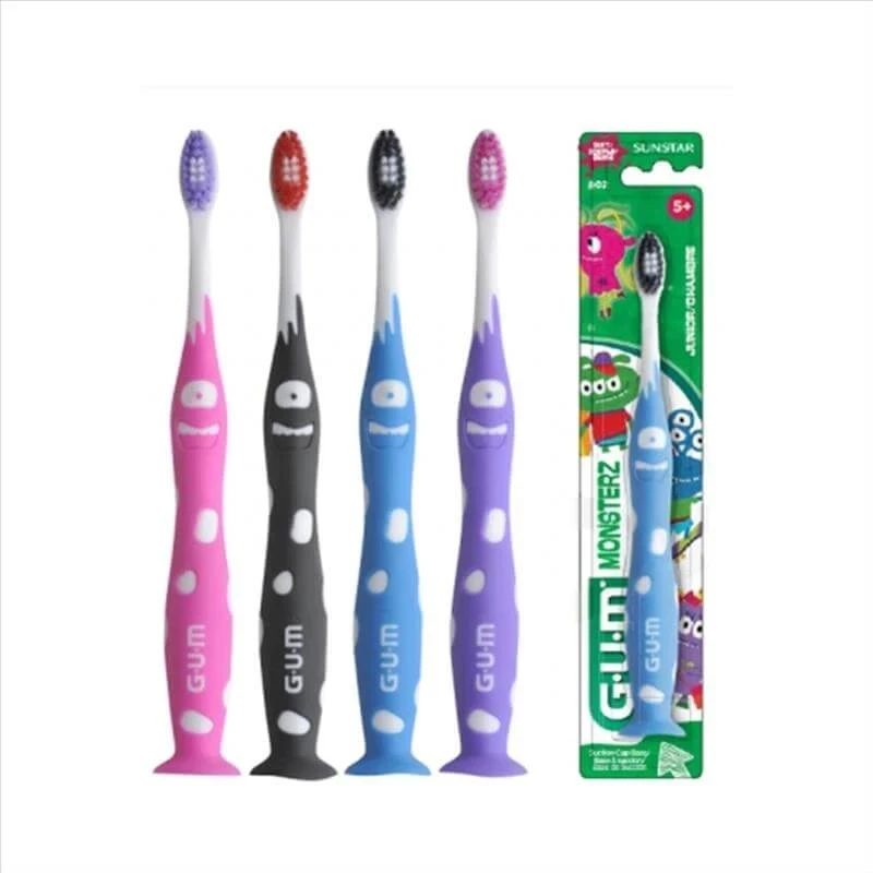 GUM Junior Monsterz Spazzolino per Bambini 7-9 Anni
