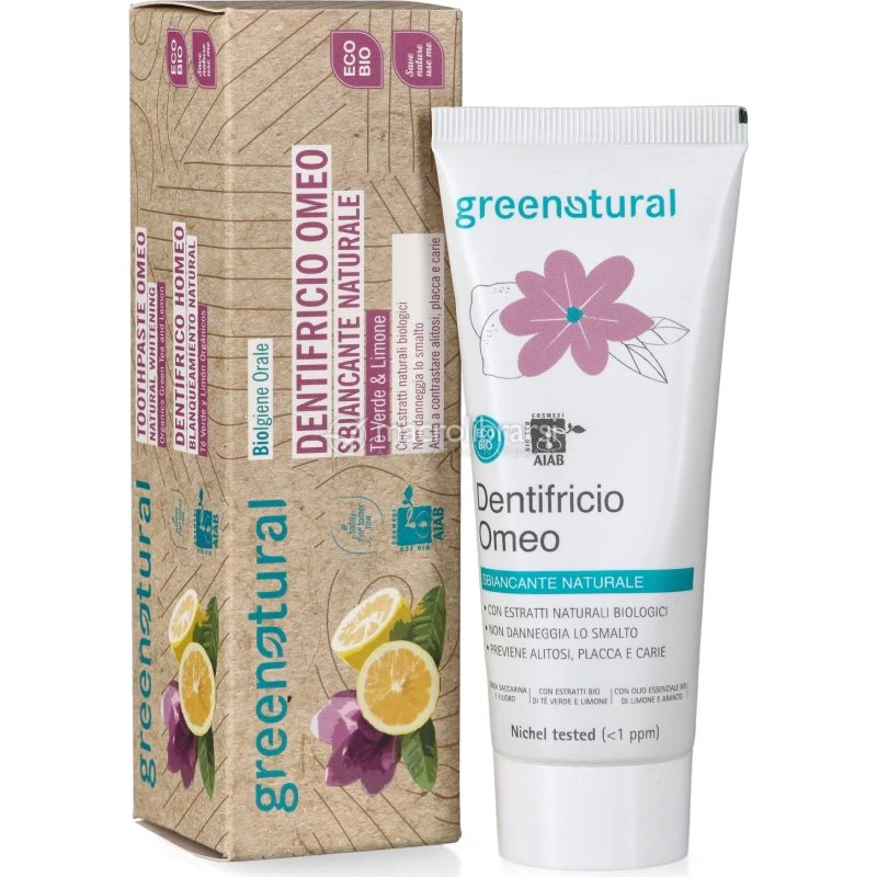 GreeNatural Dentifricio Sbiancante Naturale