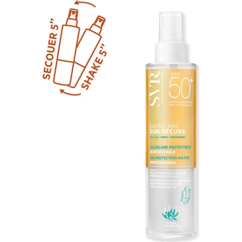 SVR Sun Secure Eau Solaire SPF 50+ Acqua Solare 200 ml