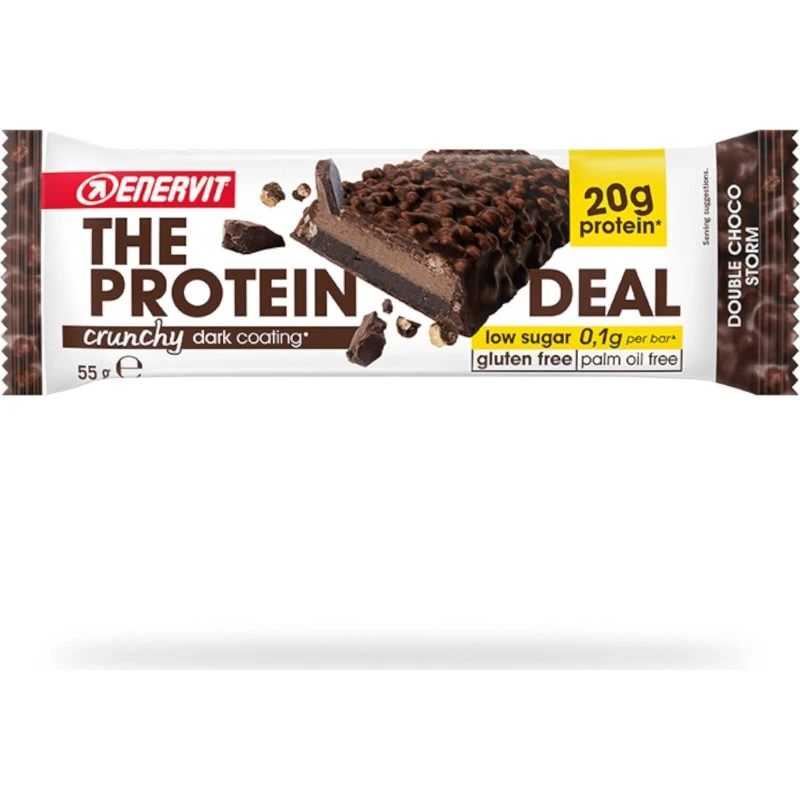 Enervit The Protein Deal Barretta Proteica Double Choco Storm 55g