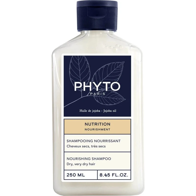 Phyto Nutrition Shampoo Nutriente per Capelli Secchi e Molto Secchi, 250 ml