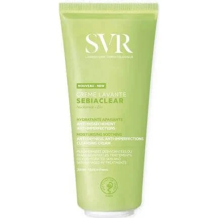 SVR Sebiaclear Crema Detergente Lenitiva per Pelle Acneica 200 ml
