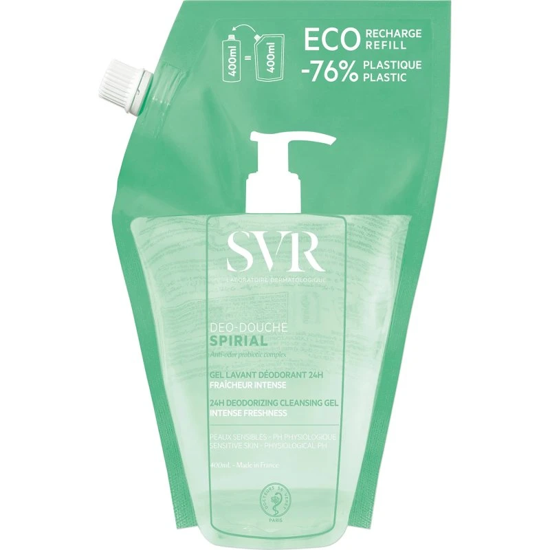 SVR Spirial Deo Douche Gel Ricarica 400 ml