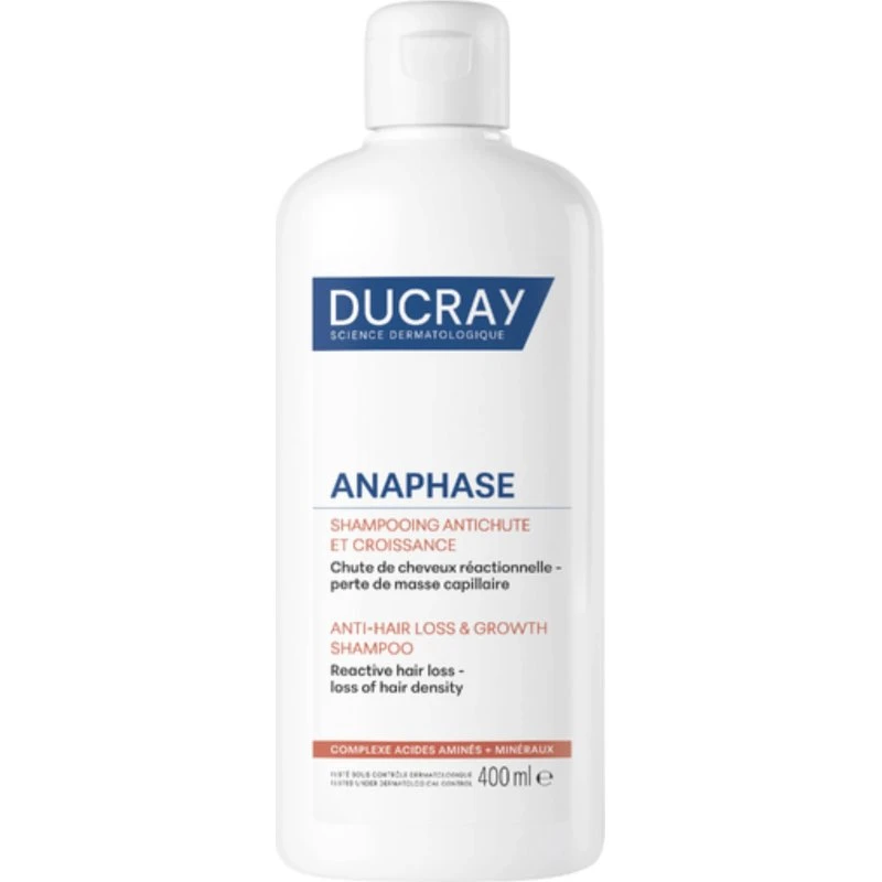 Ducray Anaphase Shampoo Anticaduta e Crescita Capelli, 400 ml
