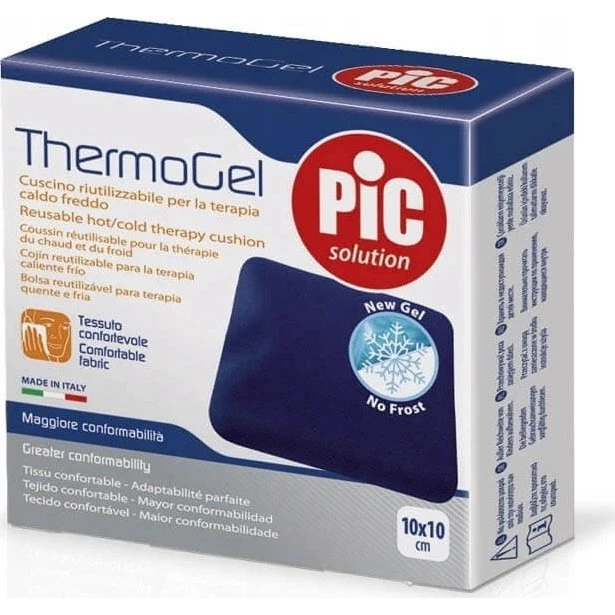 Cuscino Thermogel Riutilizzabile per Terapia Caldo/Freddo 10x10 cm