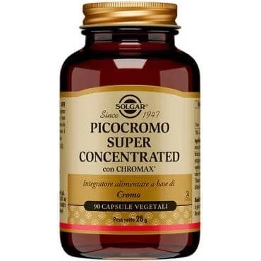Solgar Picocromo Super Concentrato Integratore Antiglicemico 90 Capsule