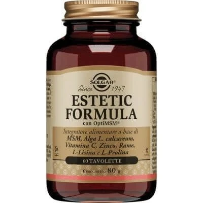 Solgar Estetic Formula Integratore Capelli Pelle e Unghie 60 compresse