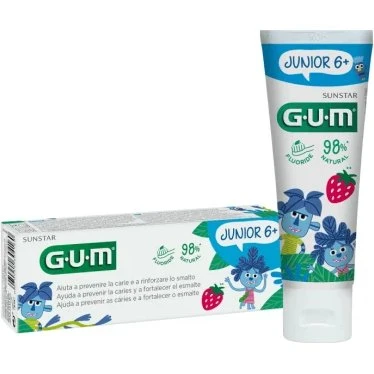 Gum® Dentifricio Junior 6+ anni Gusto Fragola 50 ml