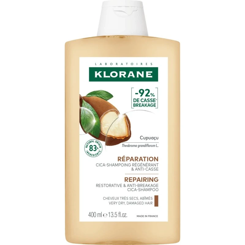Klorane Shampoo Ristrutturante al Cupuaçu Bio 400ml