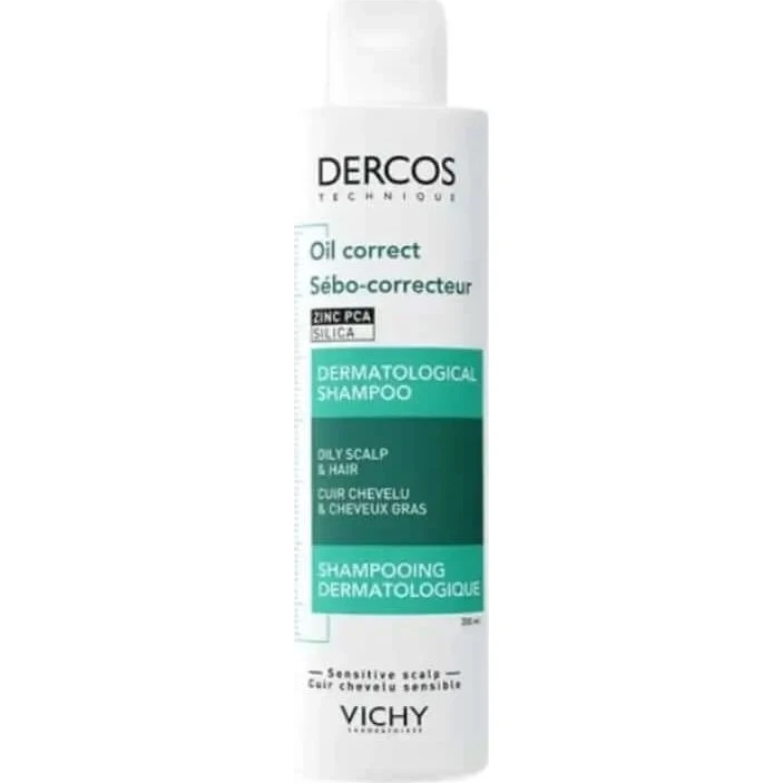Vichy Dercos Shampoo Sebo Regolatore Capelli Grassi 200ml