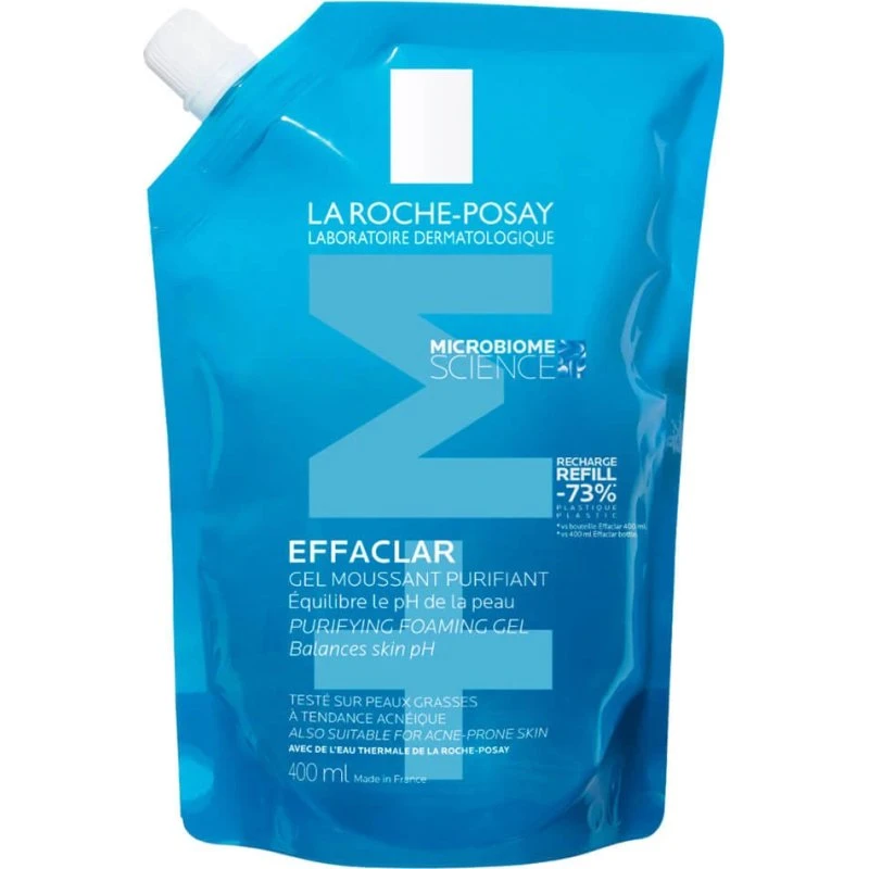 La Roche Posay Effaclar Gel Detergente Purificante Refill 400 ml