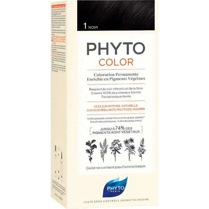 Phyto Phytocolor 1 Colorazione Permanente Nero