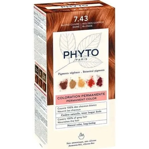 Phyto Color 7.43 Biondo Ramato Dorato Tintura Permanente