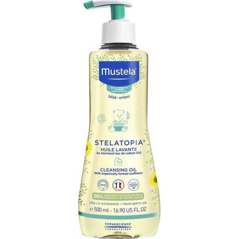 Mustela Stelatopia Olio Bagno Pelle Atopica 500ml