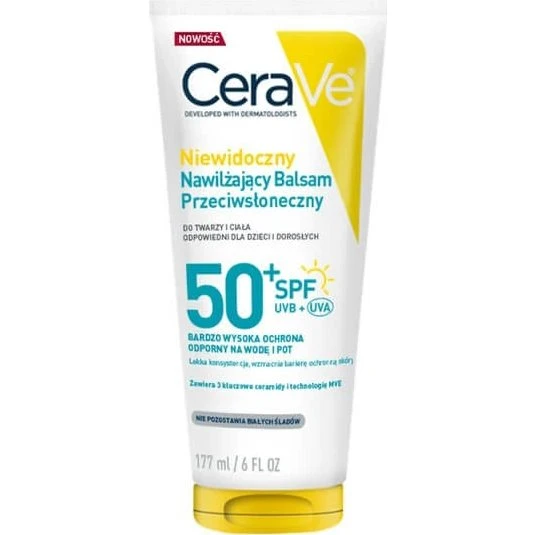 CeraVe Lozione Solare Idratante Invisibile SPF50+ 177 ml