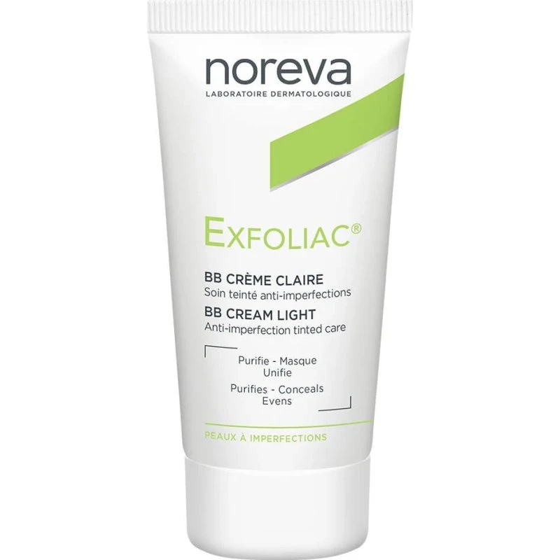 Noreva Exfoliac BB Crema Colorata Chiara 30 ml