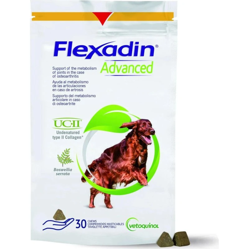 Vétoquinol Flexadin Advance UC-II 30 Compresse Masticabili