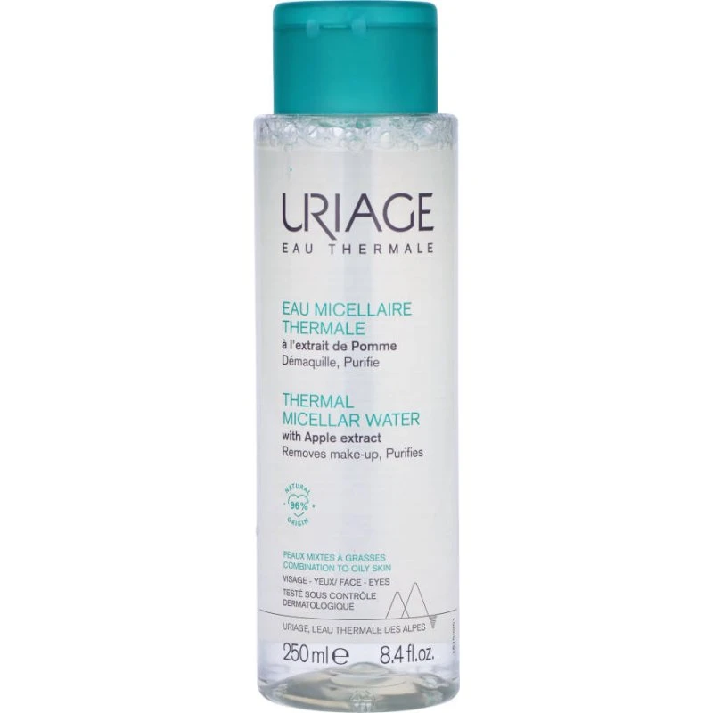 Uriage Acqua Micellare Termale Viso 250 ml per Pelle Mista e Grassa