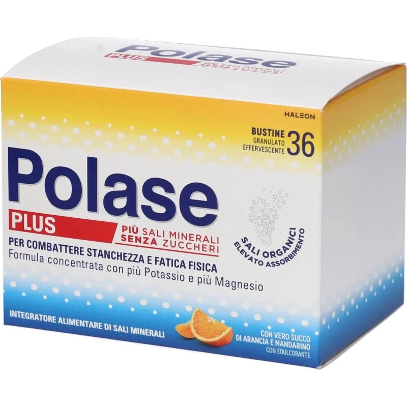Polase Plus Magnesio e Potassio Arancia e Mandarino 36 Bustine
