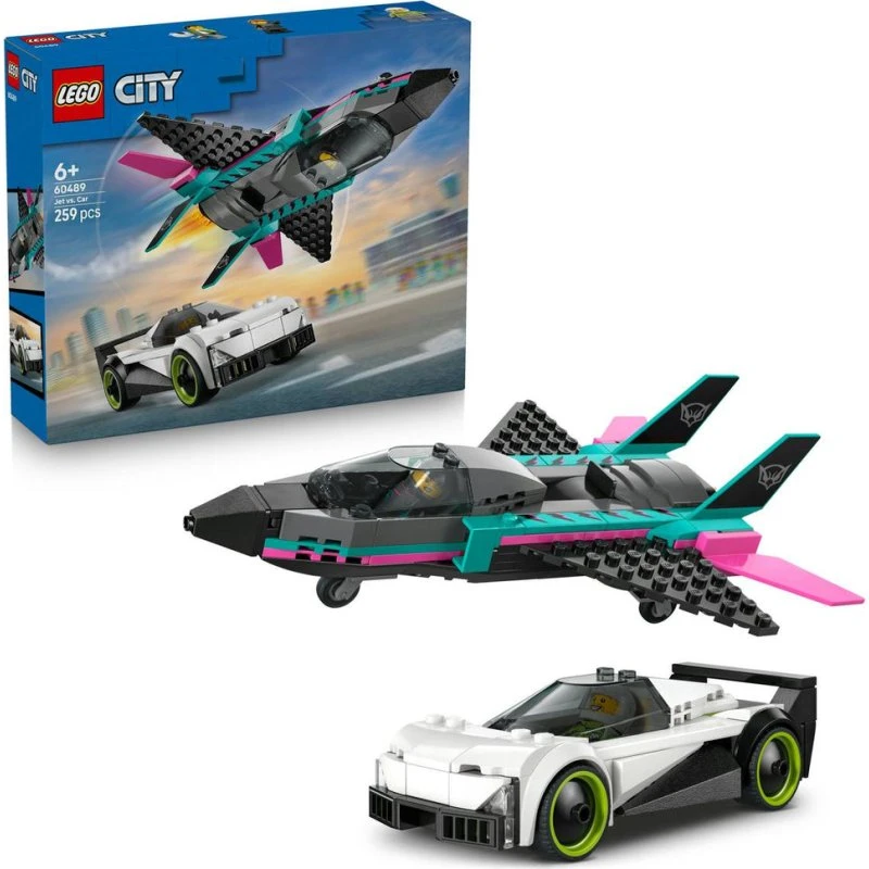 LEGO City 60489 - Jet contro Auto Sportiva (6+)