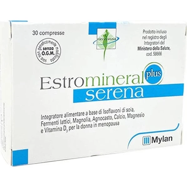 Estromineral Serena Plus Integratore Menopausa 30 Compresse