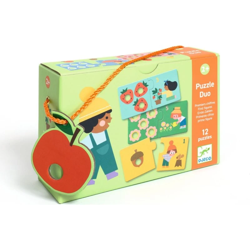 Djeco Puzzle Duo Numeri con Fori