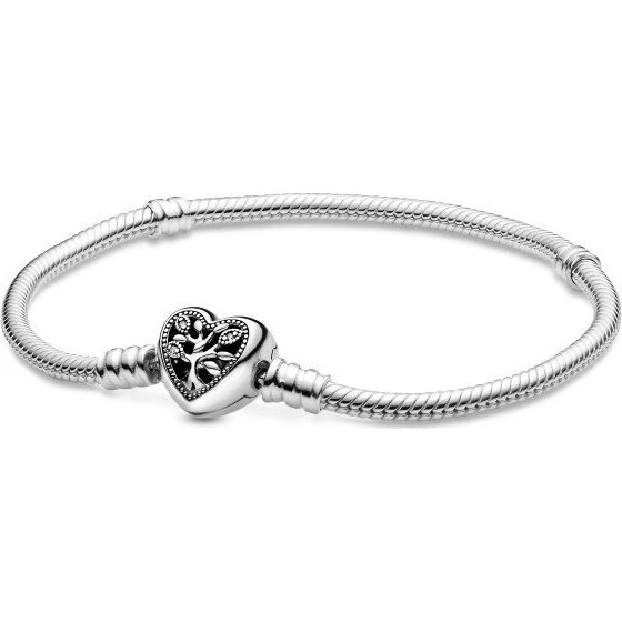 Pandora Bracciale Moments Chiusura Cuore Albero Famiglia 20cm