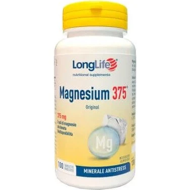 Longlife Magnesium 375 Integratore Magnesio 100 Tavolette