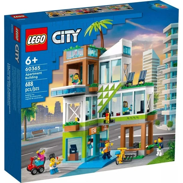 LEGO City 60365 Condominio modulare 688 pezzi, 6 minifigure