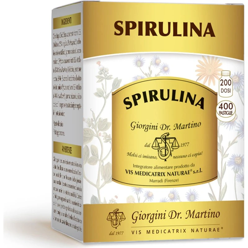 Dr Giorgini Spirulina 400 pastiglie da 500 mg