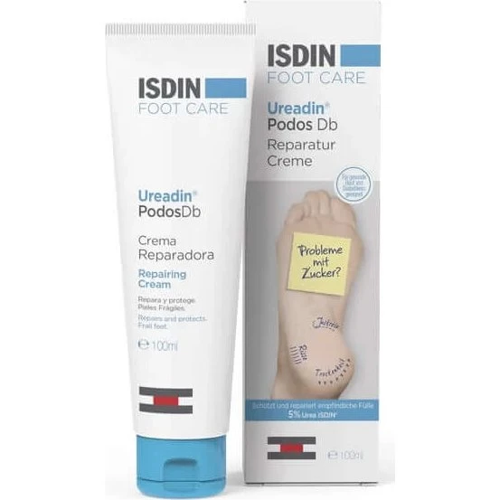 ISDIN Ureadin Podos DB Crema Riparatrice per Piedi Diabetici 100 ml