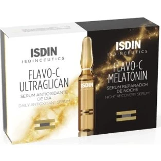 Isdinceutics Flavo-C Ultraglican e Melatonina Kit 20 Fiale