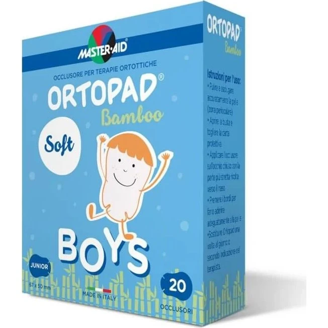 Master-Aid Ortopad Soft Boys Occlusore Ortottico Medium 20 Pezzi