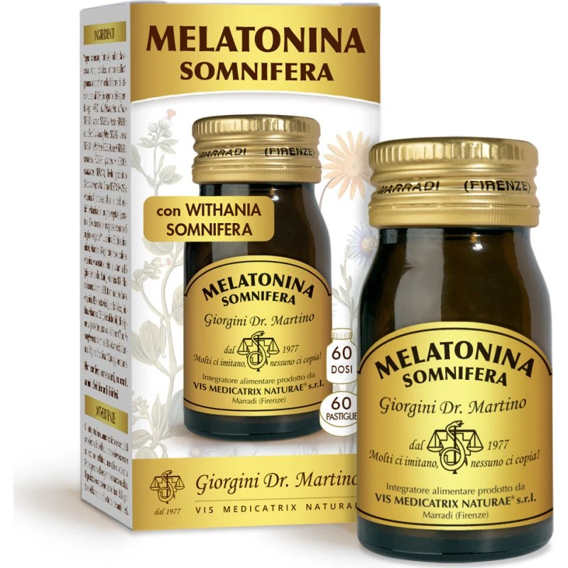 Dr. Giorgini Melatonina Somnifera Integratore 60 Pastiglie