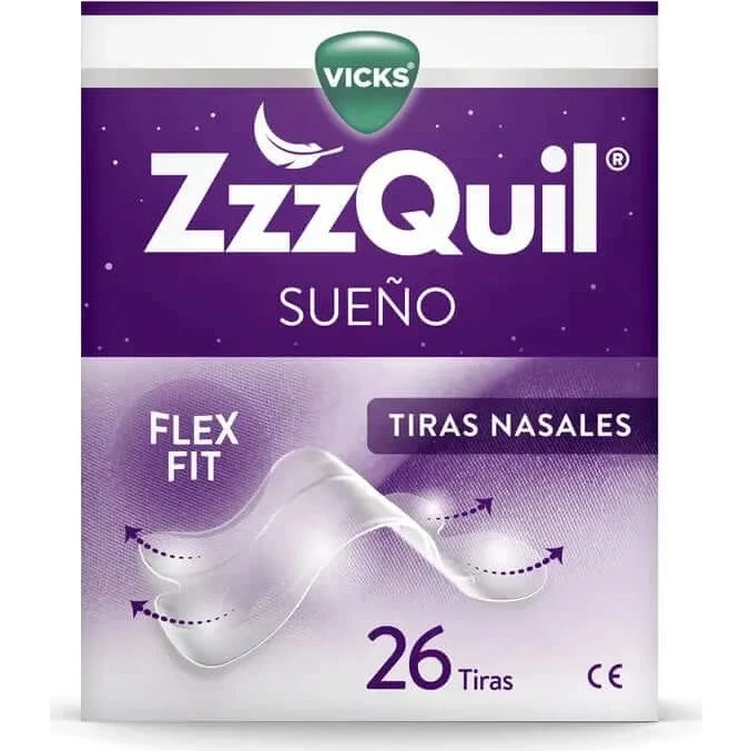 ZzzQuil Strisce Nasali per il Russamento - 26 Cerotti