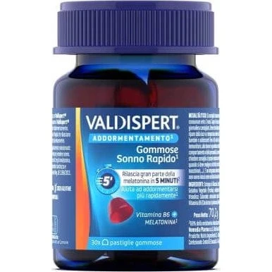 Valdispert Gummy Sleep Fast - 30 Gommose al Gusto Fragola