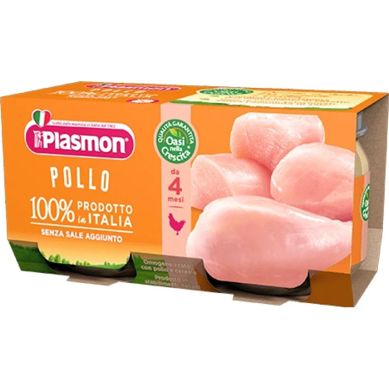 Plasmon Omogeneizzato Pollo 80g x 2