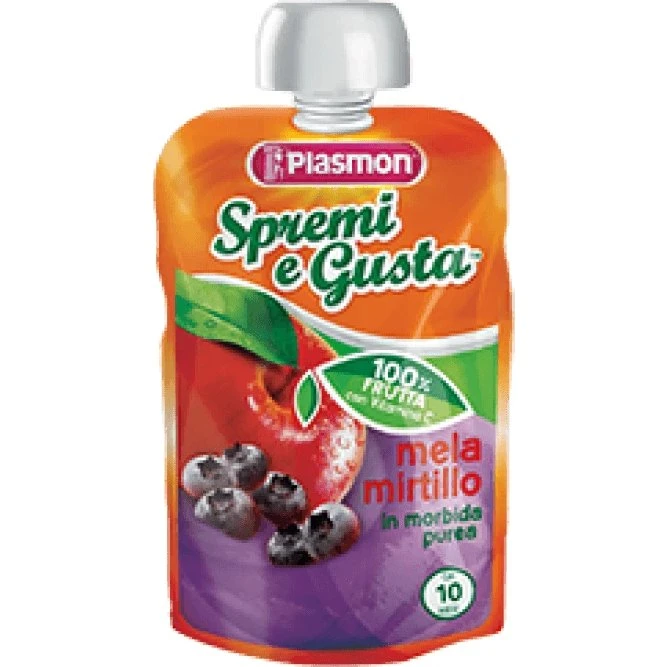 Plasmon Spremi e Gusta Mela e Mirtillo 100 ml