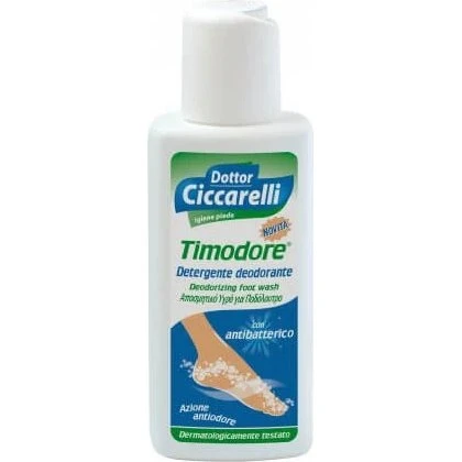 Timodore Detergente Deodorante Antibatterico per Piedi 200 ml