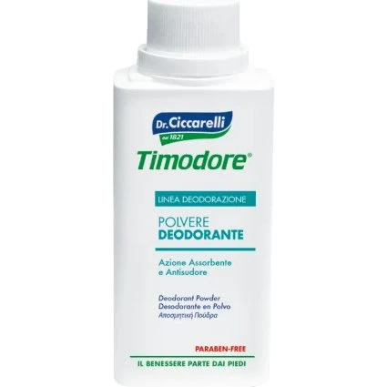 Timodore Polvere Deodorante Piedi Assorbente Antiodore 250 g